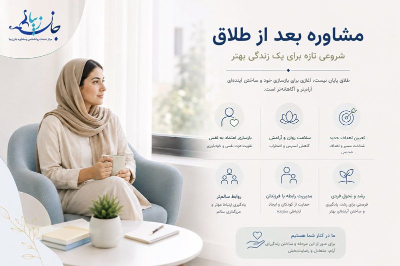 مشاوره طلاق چیست؟ راهنمای کامل تصمیمگیری، جدایی و بازسازی زندگی حمایت روانی و مشاوره بعد از طلاق