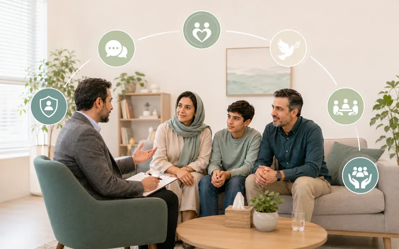 خانواده درمانی چیست؟ راهنمای جامع خانواده‌درمانی خانواده درمانی