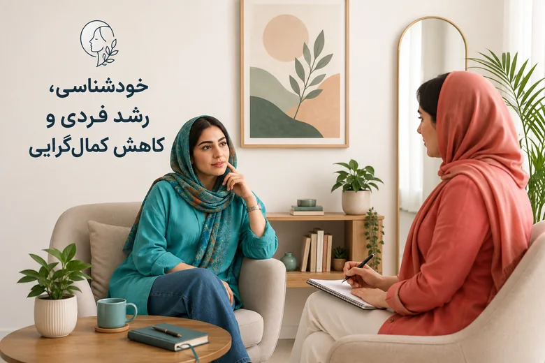 مشاوره فردی چیست؟ راهنمای کامل حل مشکلات روانی، خودشناسی و بهبود کیفیت زندگی مشاوره فردی گفتوگوی مراجع و روانشناس درباره خودشناسی، رشد فردی و کمالگرایی.
