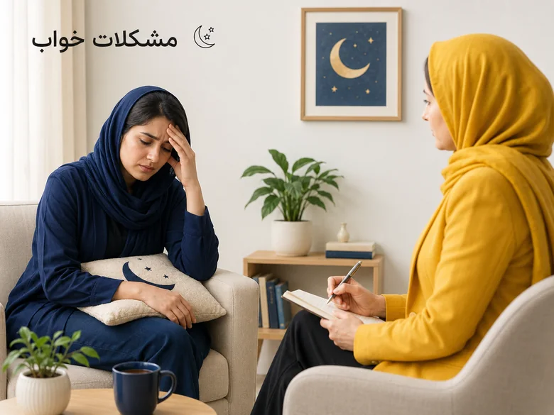 مشاوره فردی برای مشکلات خواب در کلینیک جان زیبا جلسه مشاوره فردی برای درمان بیخوابی، اضطراب شبانه و مشکلات خواب
