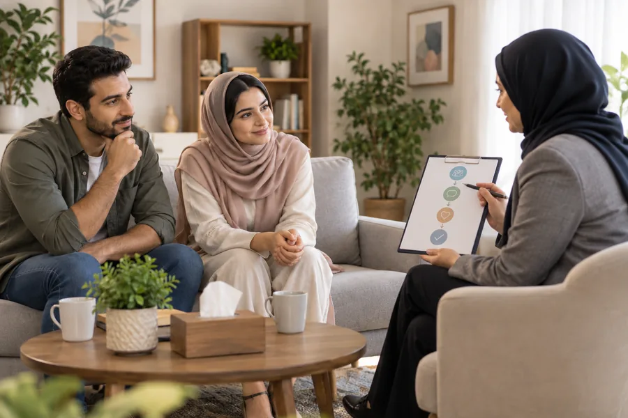 مشاوره پیش از ازدواج چیست؟ راهنمای کامل شناخت، ارزیابی و انتخاب آگاهانه همسر مشاوره پیش از ازدواج